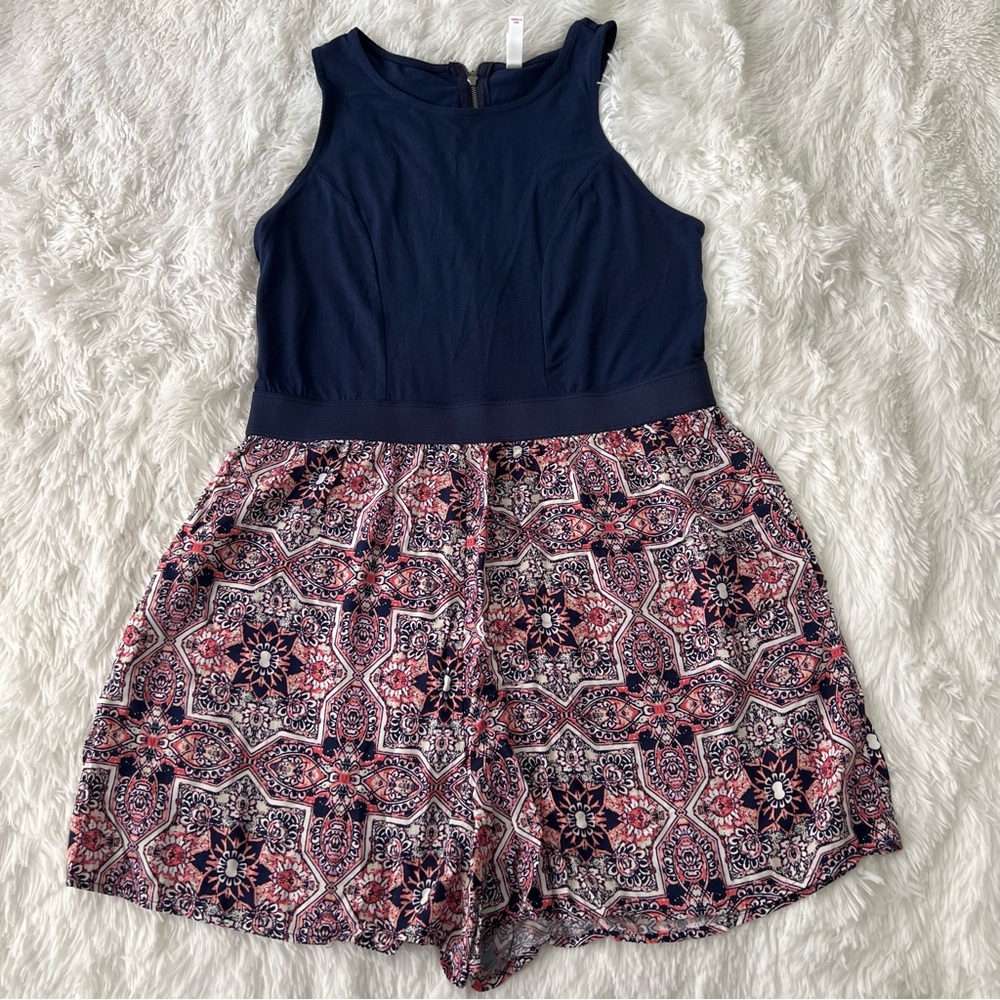Xhilaration Blue Sleeveless Top
